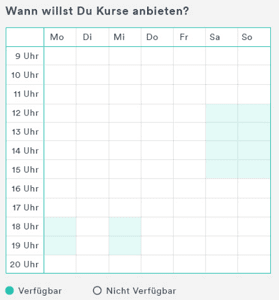 ONLINE MARKTPLATZ FUNKTIONSUMFANG: KALENDER ONLINE MARKTPLATZ FUNKTIONSUMFANG: KALENDER