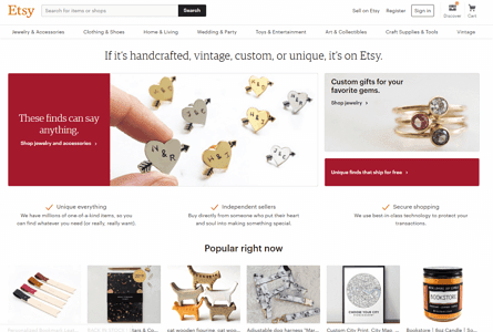 ONLINE MARKTPLATZ ENTWICKELN: ETSY 2