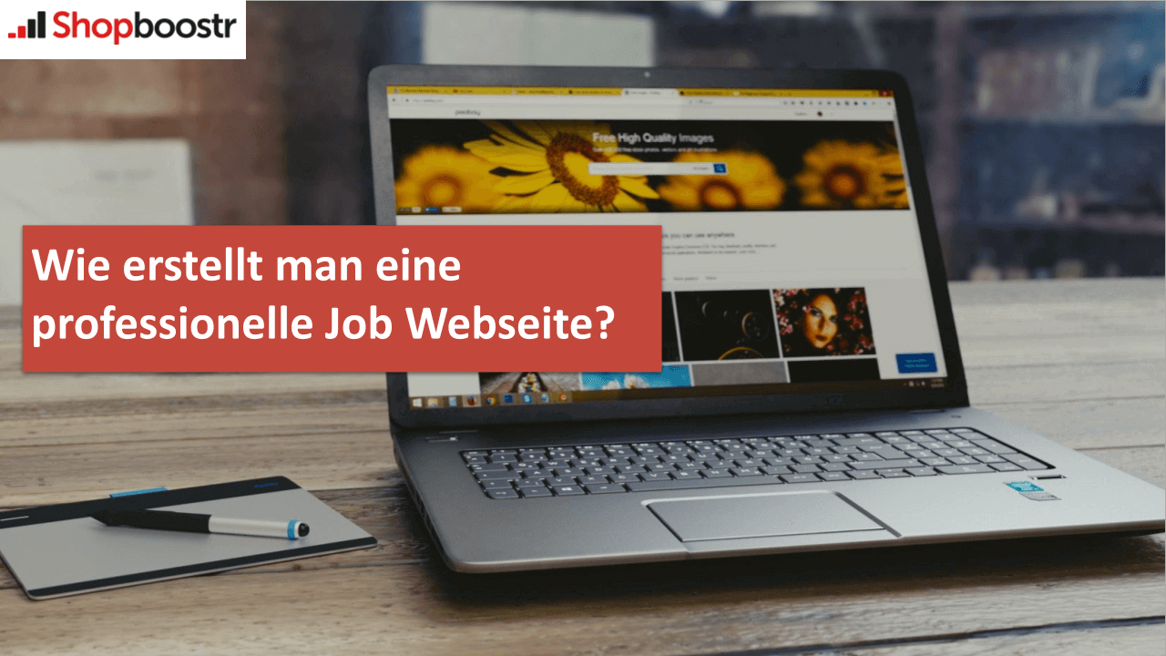 Wie erstellt man eine professionelle Job Webseite