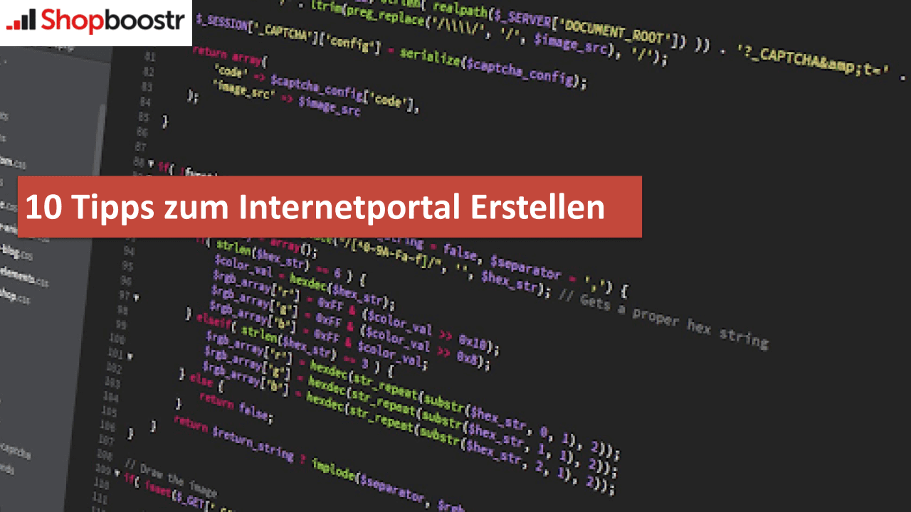 10 Tipps zum Internetportal Erstellen