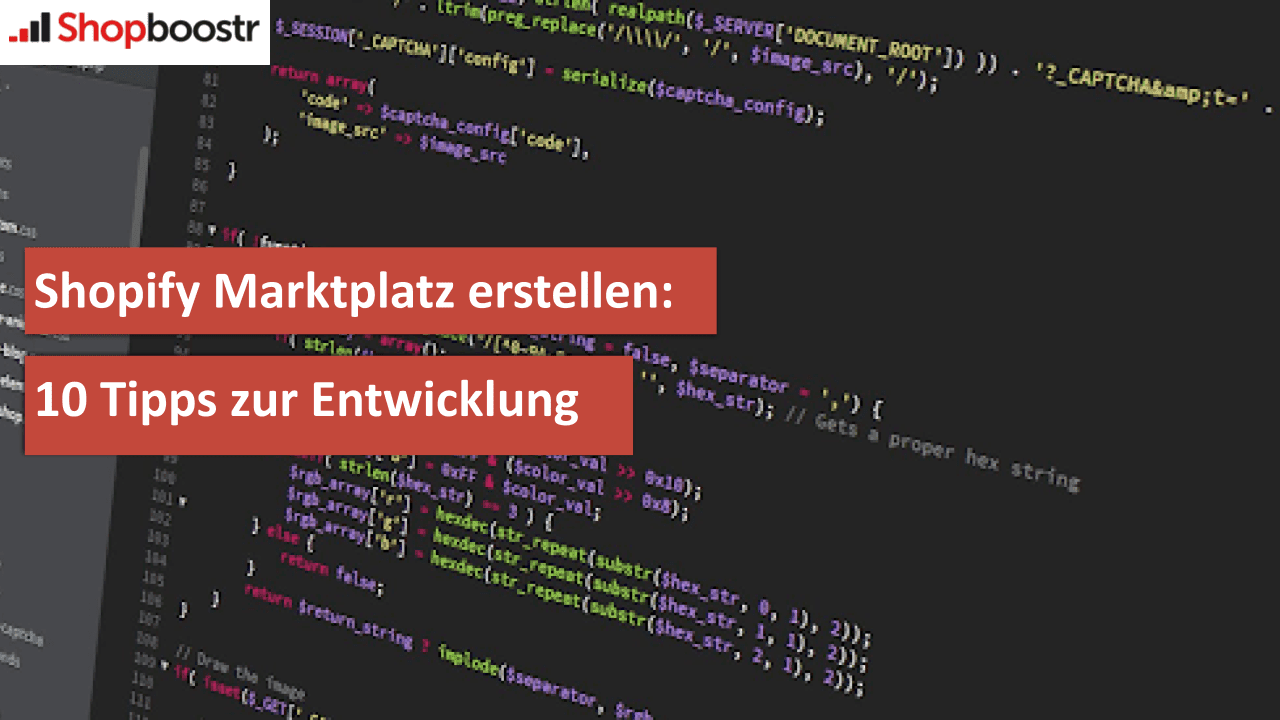 Shopify Marktplatz erstellen 10 Tipps zur Entwicklung